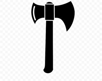 Machado de Batalha SVG: Arquivo de Corte, PNG, Silhueta, Cricut, Clipart, Vetor
