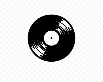 Vinyl Record SVG: Cut File for Cricut, Silhouette, Digital Download, Printable Clipart, Music Art, Retro Design
