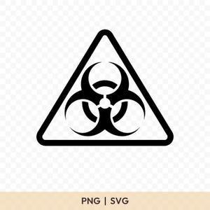 Biohazard Symbol SVG: Biohazard Cut File, Biohazard PNG, Biohazard Silhouette, Biohazard Cricut, Biohazard Clipart, Biohazard Vektor