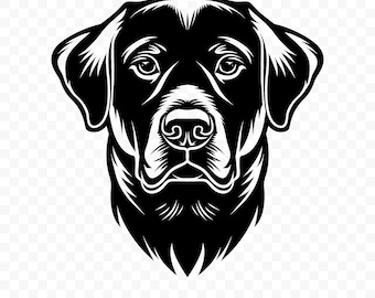 Labrador Retriever SVG: Labrador Retriever Cut File, Labrador Retriever PNG, Labrador Silhouette, Labrador Cricut, Labrador Clipart
