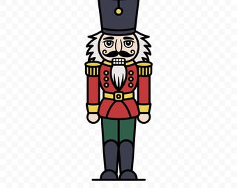 Nutcracker Soldier SVG: Nutcracker Cut File, Nutcracker PNG, Nutcracker Cricut, Nutcracker Clipart, Christmas Clipart