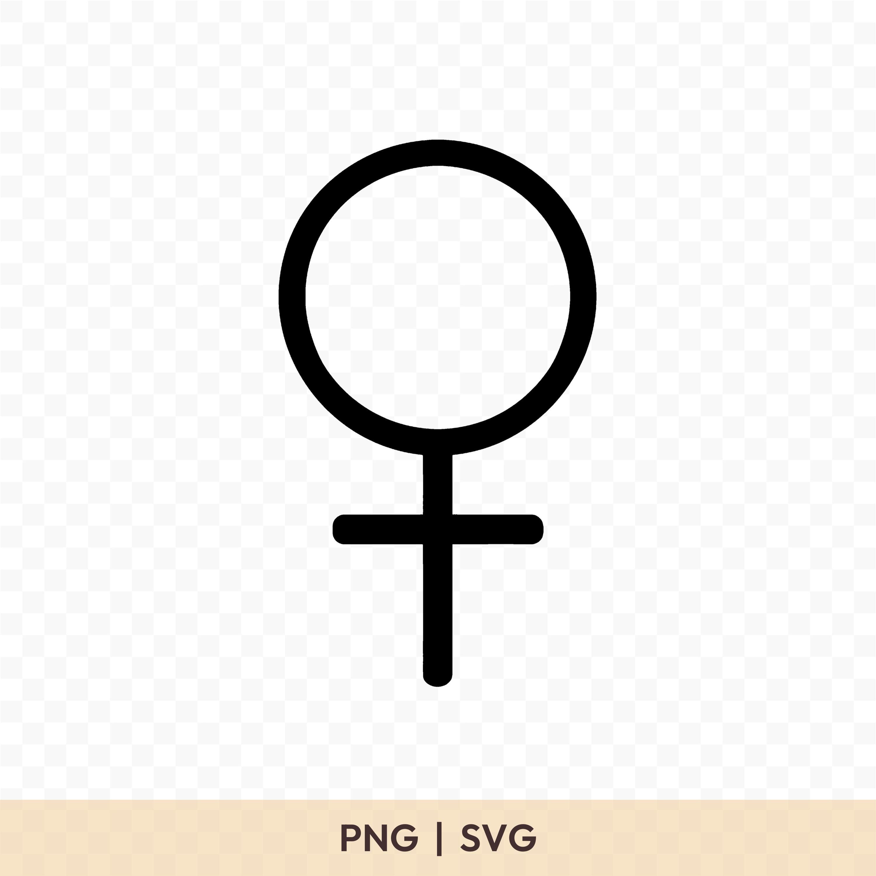 Female Sign SVG: Female Sign Cut File, Female Sign PNG, Female Sign ...