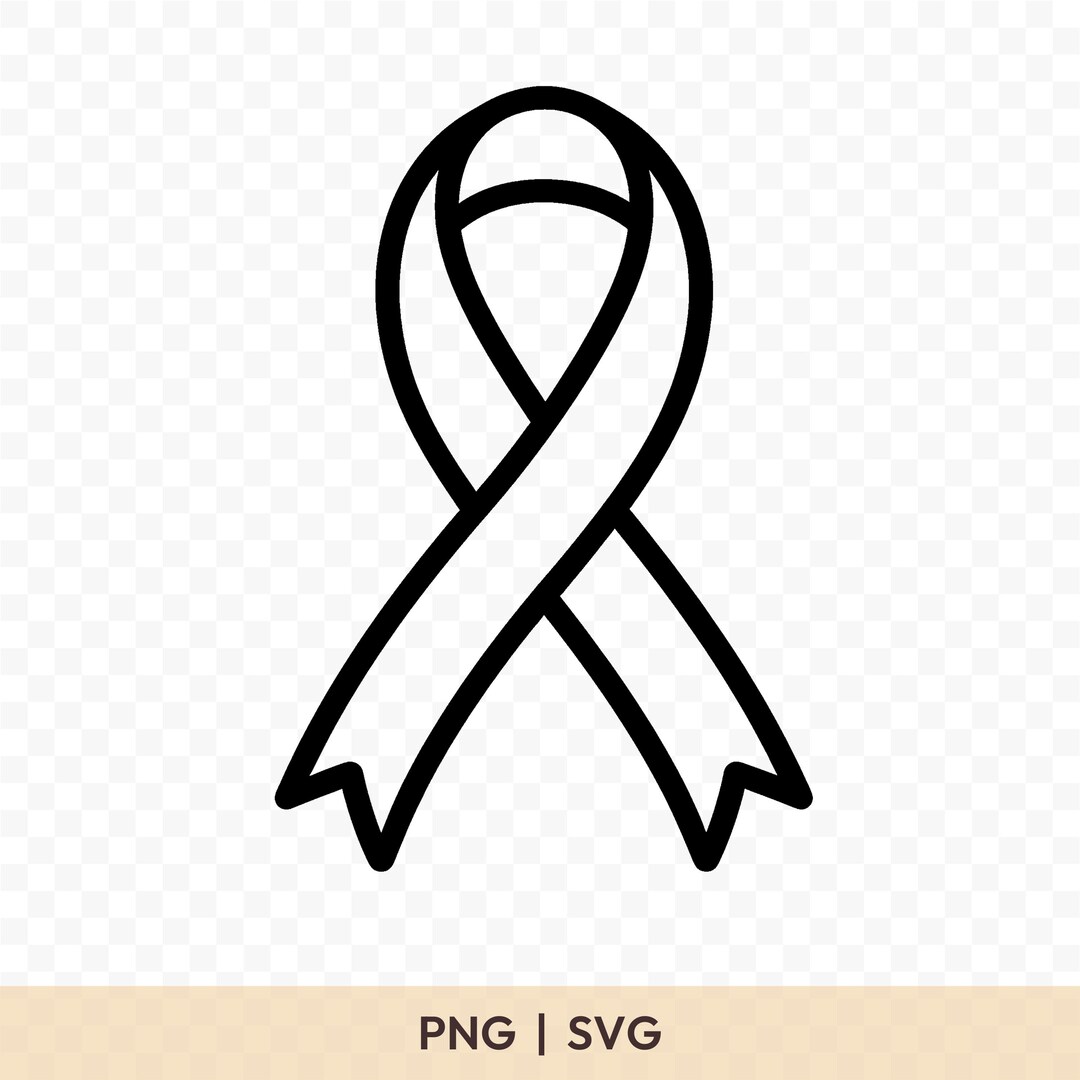 Awareness Ribbon SVG: Awareness Ribbon Cut File, Ribbon PNG, Awareness ...