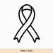 Awareness Ribbon SVG: Awareness Ribbon Cut File, Ribbon PNG, Awareness ...