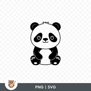 Cute Panda SVG Bundle, Panda Clipart, 15 Panda Cut Files for Cricut ...