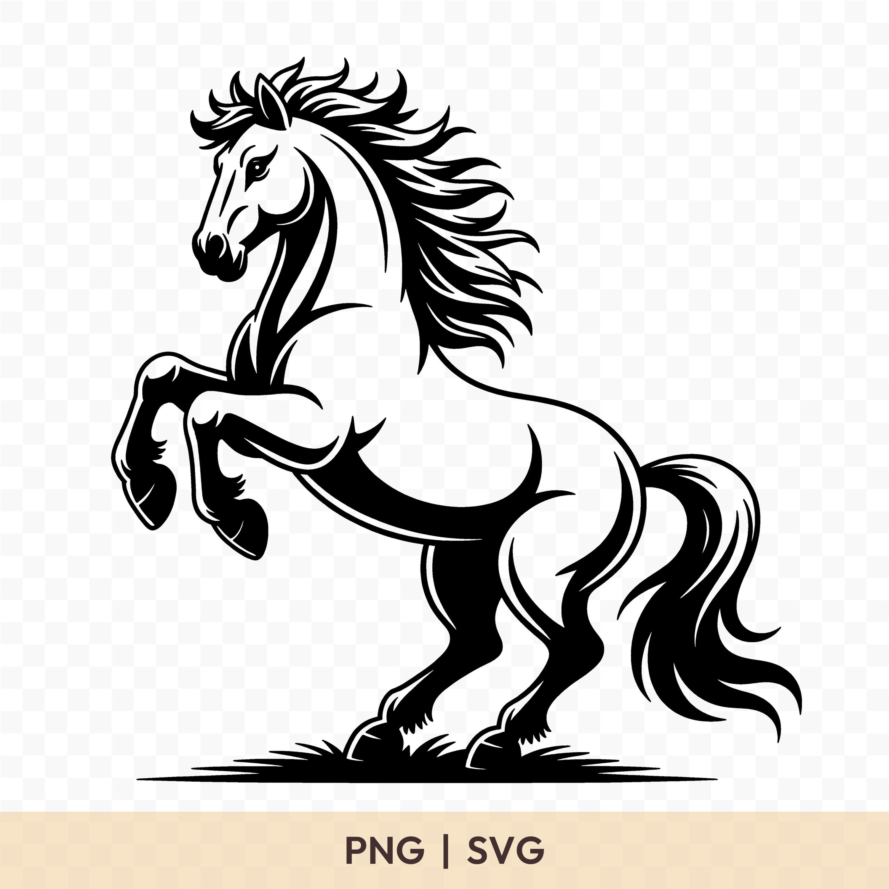 Mule Rearing Svg Rearing Horse SVG: Cut File for Cricut, Silhouette, Digital Download ...