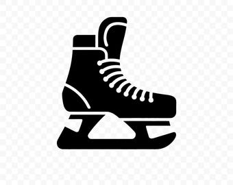 Hockey Skate Silhouette SVG: Hockey Skate Cut File, Hockey Skate PNG, Hockey Skate Silhouette, Hockey Skate Cricut, Hockey Clipart