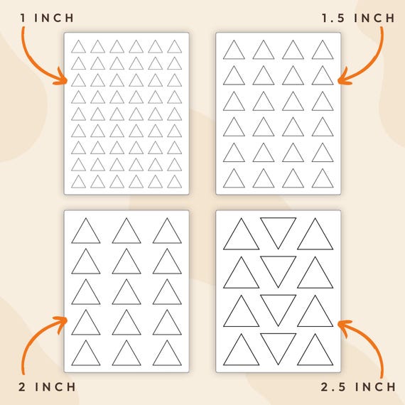 Triangle Template Printable Free