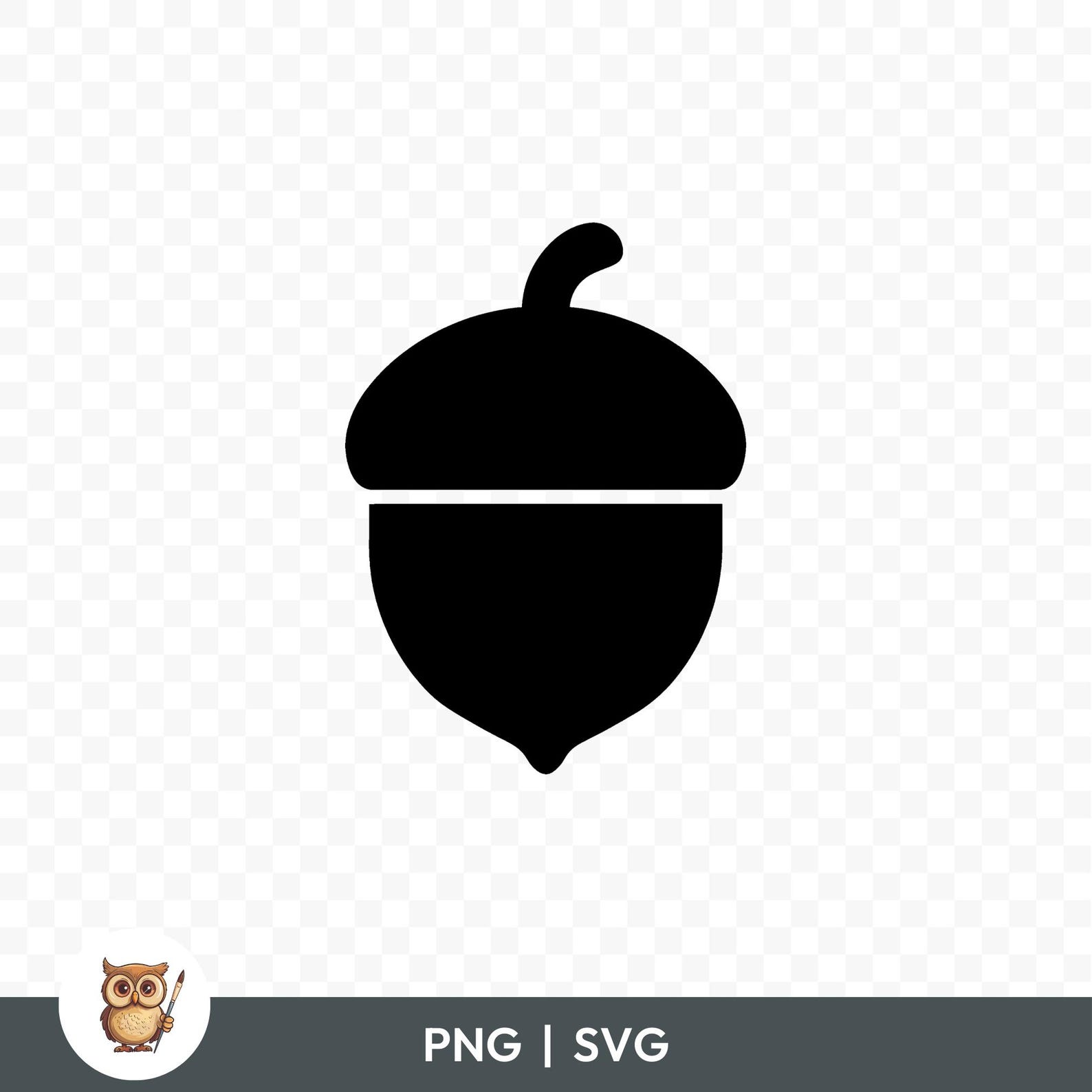 Acorn SVG Bundle, Acorn Clipart, 15 Acorn Cut Files for Cricut, PNG and ...
