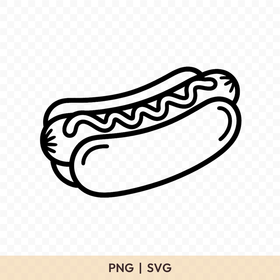 Hotdog SVG Cut File For Cricut Hotdog PNG Digital Download hotdog-svg-cut-file-for-cricut-hotdog-png-digital-download