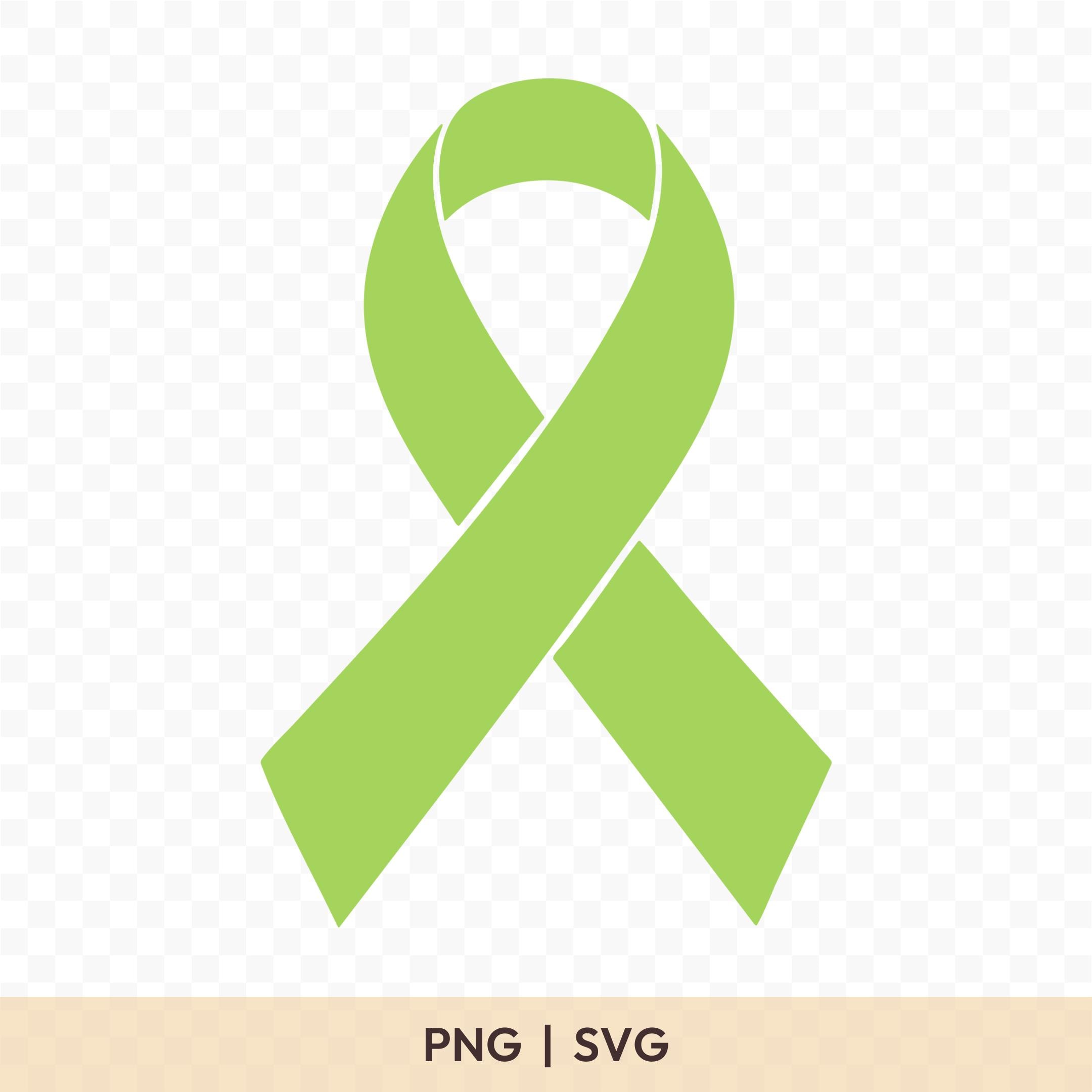 Lymphoma Awareness Ribbon SVG: Lymphoma Cut File, Awareness Ribbon ...