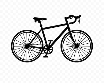 Bicycle SVG: Bike Cut File for Cricut, Bicycle Silhouette, Bike PNG, Printable Clipart, Commercial Use, Bike Clip Art