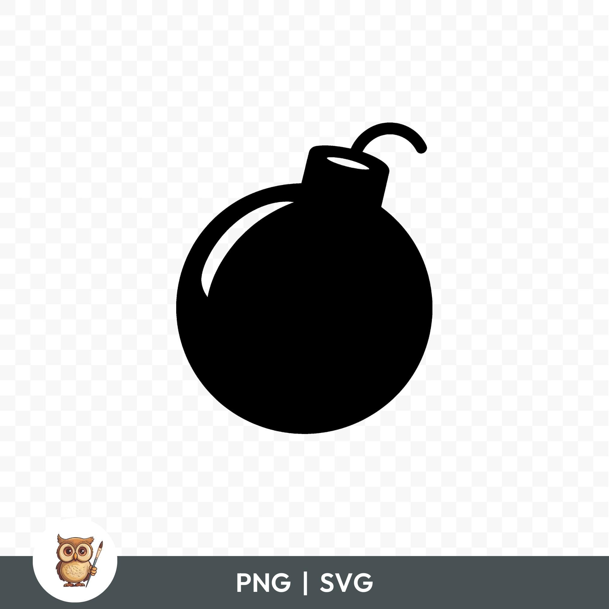 Bomb SVG Bundle, Bomb Clipart, 15 Cartoon Bomb Cut Files for Cricut ...