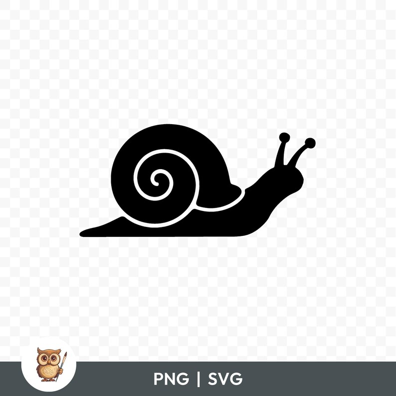 Snail Silhouette SVG Bundle, Snail Clipart, 15 Snail Cut Files for ...
