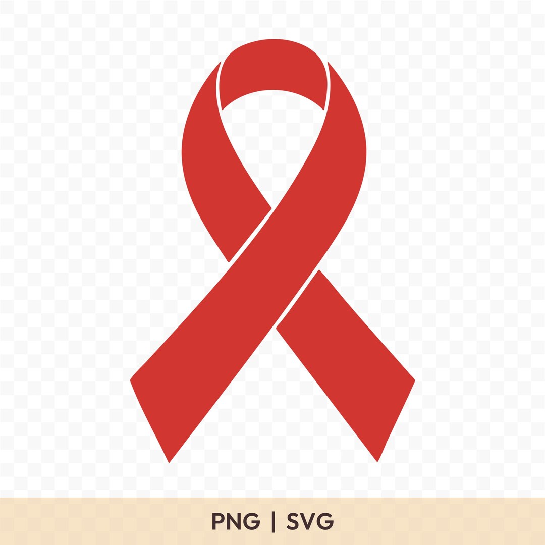 Heart Disease Awareness Ribbon SVG: Heart Disease Cut File, Awareness ...