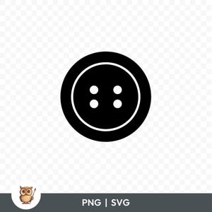 Sewing Buttons SVG Bundle, Buttons Clipart, 15 Button Cut Files for ...