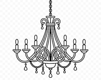 Lustre SVG: Arquivo de corte para Cricut, Silhouette, Download digital, Clipart para impressão, Uso comercial, Arte vetorial