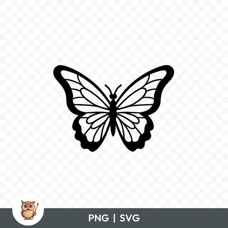 Butterfly Outline SVG Bundle, Butterfly Clipart, 15 Butterfly Cut Files ...