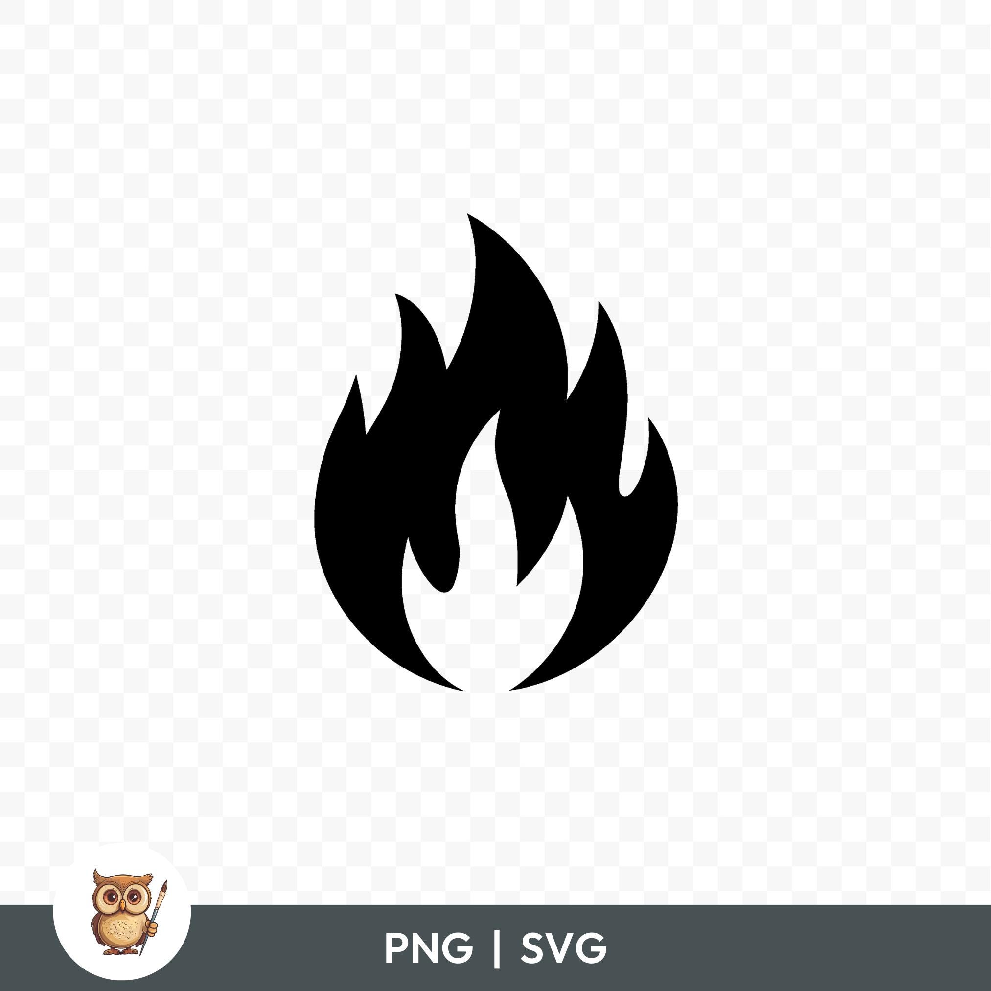 Fire SVG Bundle, Fire Icon Clipart, 15 Flame Icon Cut Files for Cricut ...