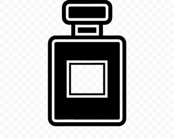Perfume Bottle SVG: Cut File for Cricut, Silhouette, Digital Download, Printable Clipart, Commercial Use, Vector Art