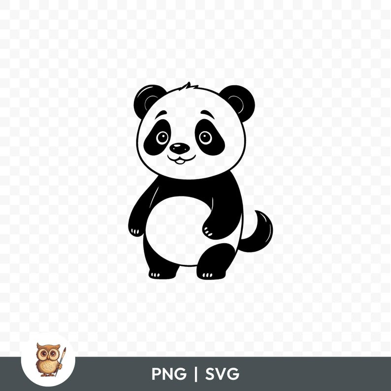Cute Panda SVG Bundle, Panda Clipart, 15 Panda Cut Files for Cricut ...