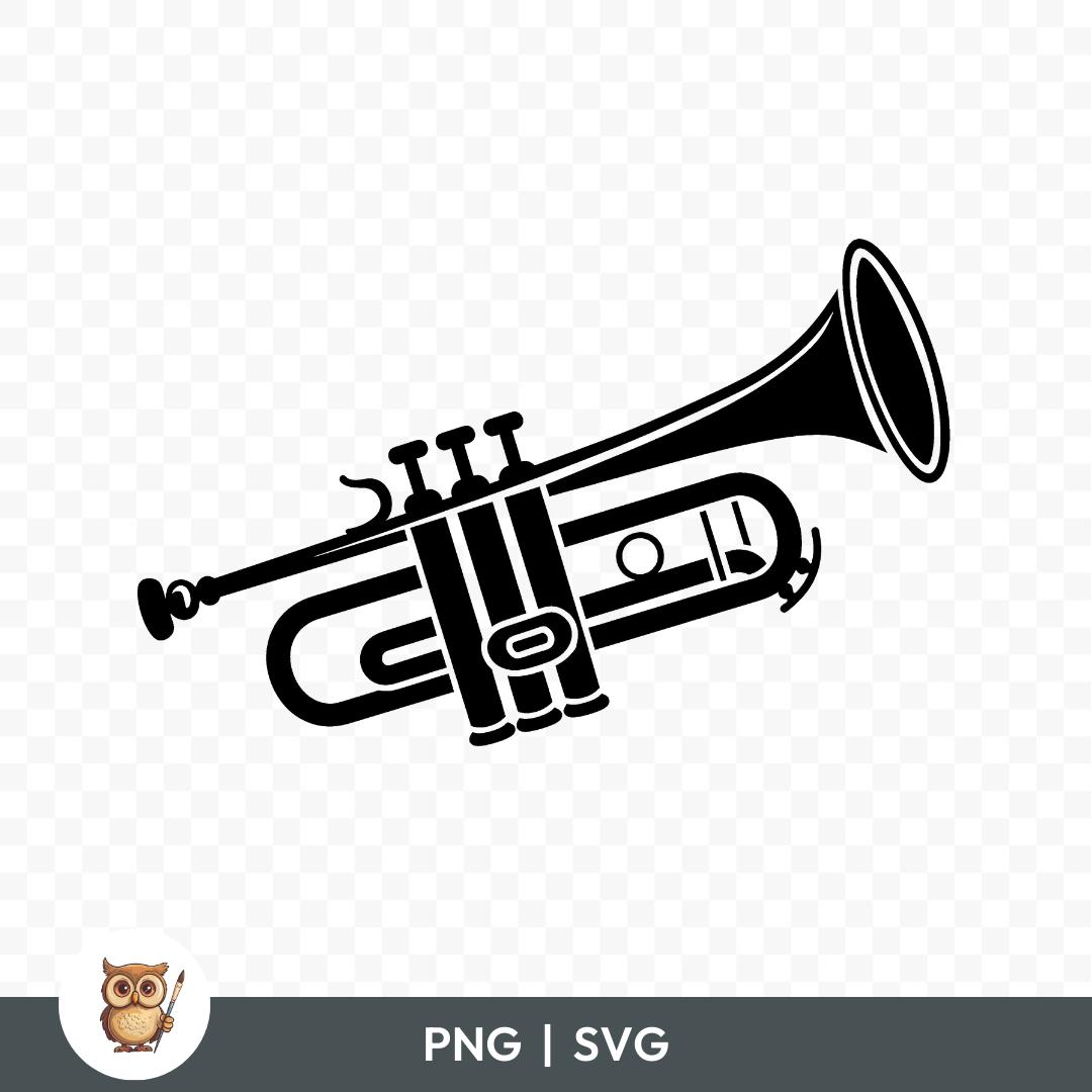 Trumpet SVG Bundle, Trumpet Clipart, 15 Trumpet Cut Files for Cricut ...