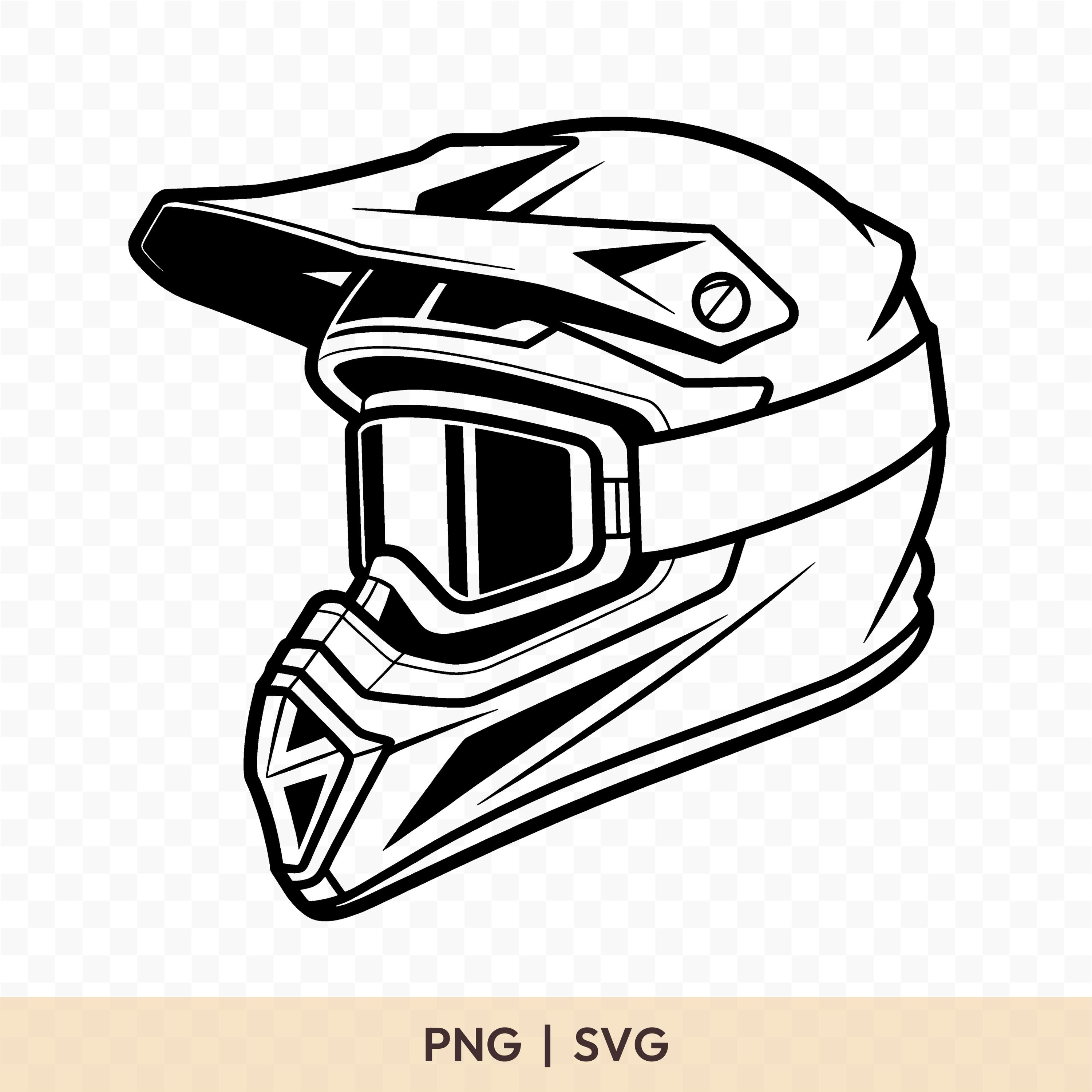 dirt bike helmet png Motocross Dirt Bike Helmet SVG: Motocross Cut File, Dirt Bike Helmet PNG,  Racing Silhouette, Adventure Cricut, Motocross Clipart