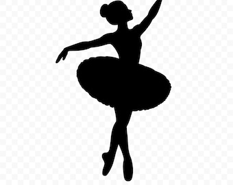 Ballerina Silhouette SVG: Ballerina Cut File, Ballerina PNG, Ballerina Cricut, Ballerina Silhouette, Ballerina Clipart