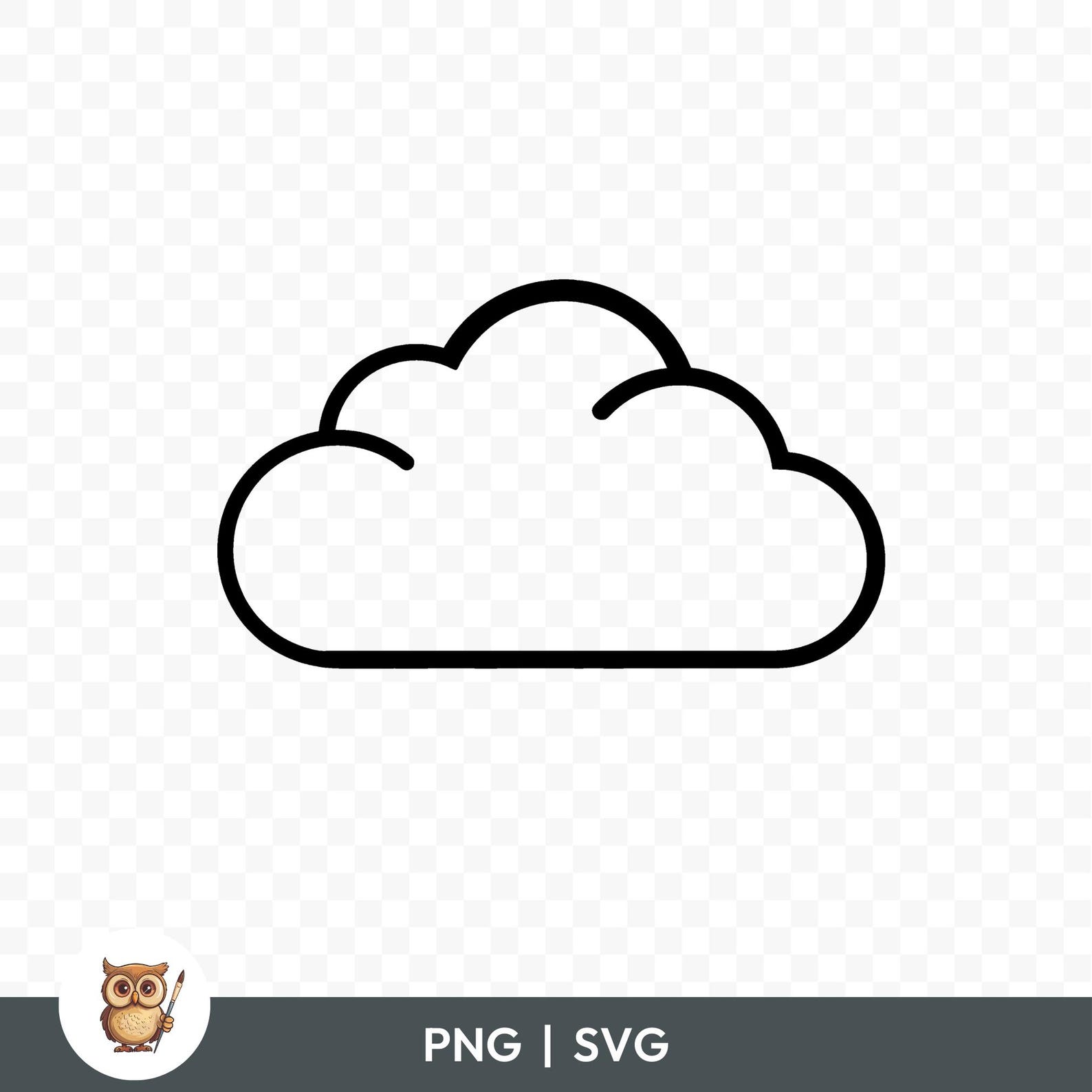 Simple Cloud SVG Bundle, Cloud Clipart, 15 Cloud Cut Files for Cricut ...