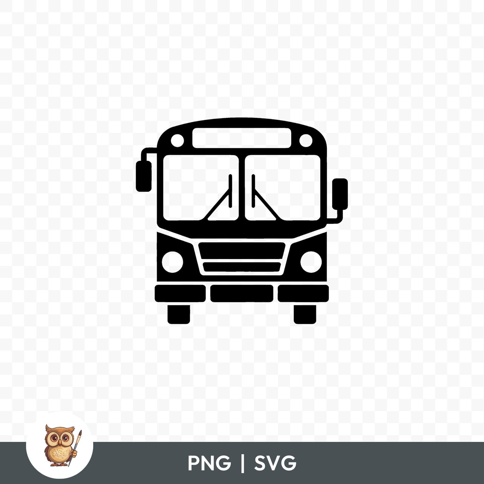 Bus SVG Bundle, Bus Icon Clipart, 15 Bus Cut Files for Cricut, PNG and ...