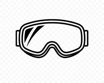 Sneeuwbril SVG: sneeuwbril gesneden bestand, sneeuwbril PNG, sneeuwbril Cricut, sneeuwbril clipart, sneeuwbril vector