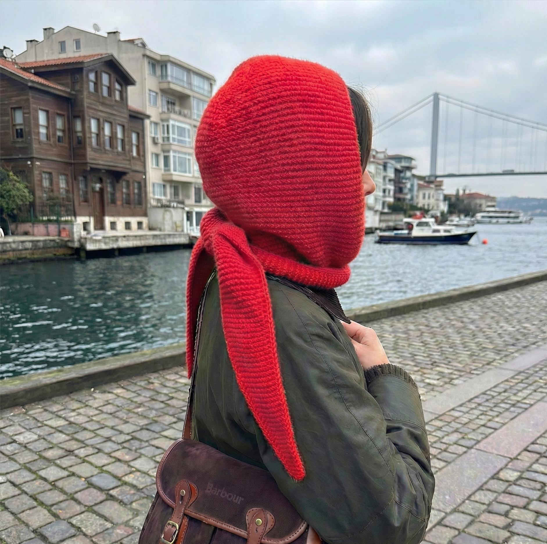 Bufanda Pashmina, Chal, Manta Para Mujer, Color Rojo, Tela Lisa, Diseño