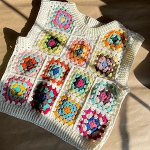 トップス TODAYFUL Patchwork Handknit Vest TODAYFUL Patchwork Handknit Vest