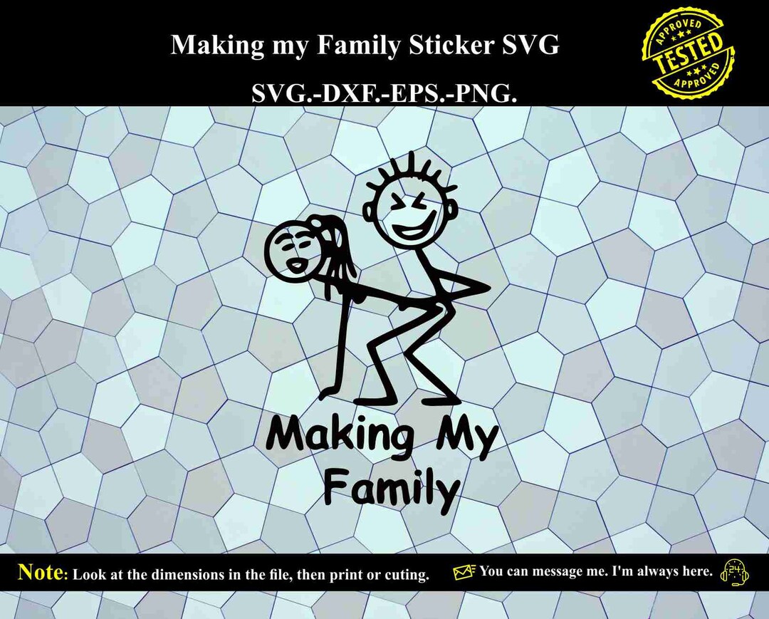 Making My Family Sticker SVG Etsy