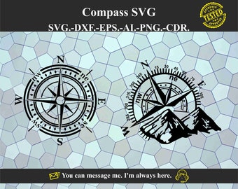 Compass SVG Vector