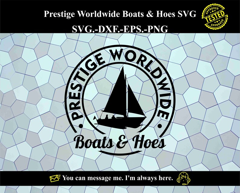 Prestige Worldwide Boats Hoes SVG Vector Etsy