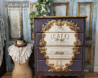 Redesign DÉCOR TRANSFERS® – Somewhere In France 24″X 34″ ~ Rub on Furniture Transfer