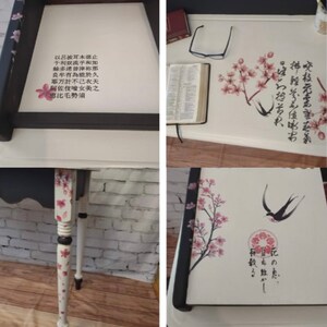 SOLD** Vintage | Cherry Blossoms | 1970's Writers Desk **Do Not Purchase