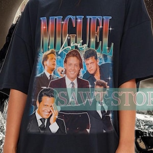 Retro LUIS MIGUEL Shirt, Luis Miguel Homage T-Shirt, Luis Miguel Fan Tees, Luis Miguel Vintage 90s Sweater, Luis Miguel Merch Gift