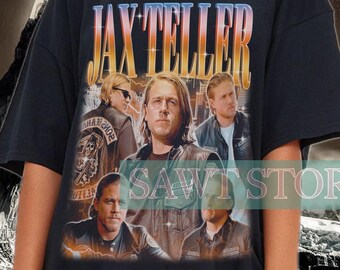 Camiseta vintage de JAX TELLER, camisetas retro de los años 90 de Jax Teller, sudadera de Jax Teller, camiseta pirata estilo rock de Jax Teller, camiseta de fan de Jax Teller