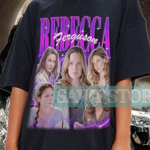 Vintage REBECCA FERGUSON Shirt - Rebecca Ferguson Bootleg Tee, Rebecca Ferguson Fans Gifts, Rebecca Ferguson Retro T-Shirt, Rebecca Kids Tee
