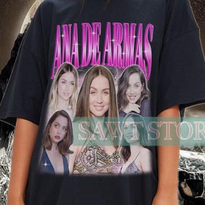 ANA DE ARMAS Shirt, Ana De Armas Vintage Homage Tshirt, Ana De Armas Fan Tees, Ana De Armas Merch Gift, Ana De Armas Retro 90s Kids Tee