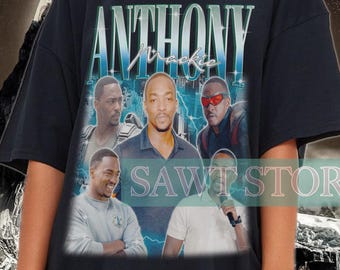 ANTHONY MACKIE Shirt, Anthony Mackie Retro Tshirt, Anthony Mackie Vintage 90s Tee, Anthony Mackie Merch Gift, Super Hero Kids Fan Tees