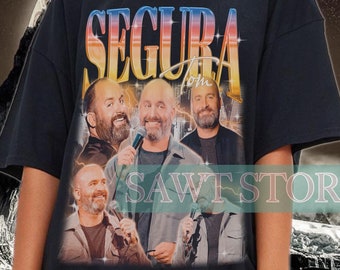 Retro TOM SEGURA-shirt, T-shirt Tom Segura Hommage, Tom Segura-fan T-shirts, Tom Segura vintage T-shirt jaren 90, Tom Segura merchandise cadeau