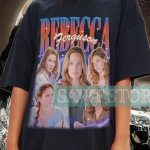 Vintage REBECCA FERGUSON Shirt - Rebecca Ferguson Bootleg Tee, Rebecca Ferguson Fans Gifts, Rebecca Ferguson Retro T-Shirt, Rebecca Kids Tee