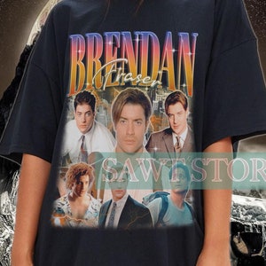 BRENDAN FRASER Vintage Shirt, Brendan Fraser Homage TShirt, Brendan Fraser Fan Tees,Brendan Fraser Retro 90s Shirt,Brendan Fraser Merch Gift