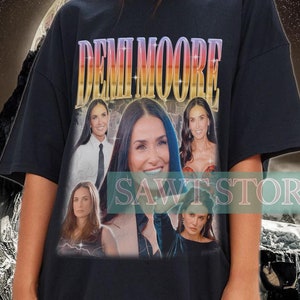 DEMI MOORE Vintage Shirt, Demi Moore Homage TShirt, Demi Moore Fan Tees, Demi Moore Retro 90s Shirt, Demi Moore Merch Gift