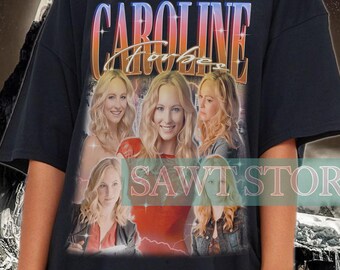 CAROLINE FORBES Shirt | Caroline Forbes Vintage Homage T-Shirt | Candice King American Actress Merch | Caroline Forbes Retro Fans Gift