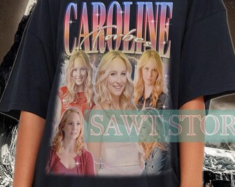 CAROLINE FORBES Shirt | Caroline Forbes Vintage Homage T-Shirt | Candice King American Actress Merch | Caroline Forbes Retro Fans Gift