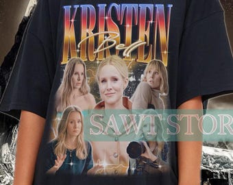 KRISTEN BELL Vintage Shirt, Kristen Bell Tshirt, Kristen Bell Retro 90s Tees, Kristen Bell Merch, Kristen Bell Lover, Kristen Bell Kids Tee